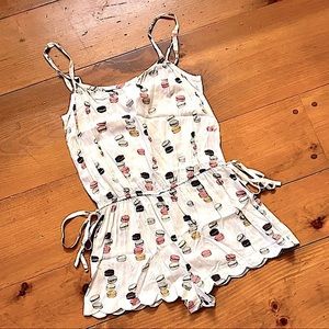 URBAN OUTFITTERS by COOPERATIVE • Macaron Romper + Shorts *1.5” • Size Medium